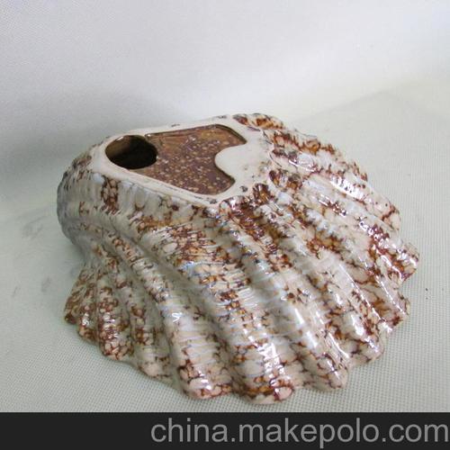 窑变贝语 一碟海色，半室窑火——陶瓷工艺品「窑变工艺贝类盘」的诗意栖居