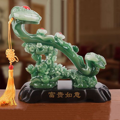 玉韵凝辉，富贵如意 新款仿玉树脂摆件，点亮家居馈赠佳品
